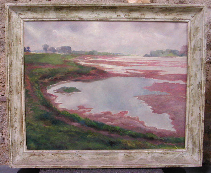 La Loire et banc de sable à Châteauneuf (titre d’usage)