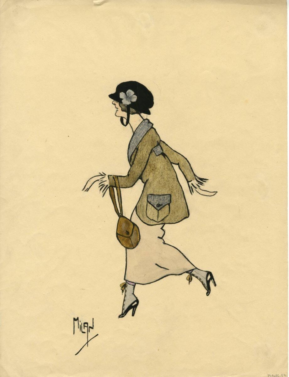 femme au chapeau-cloche