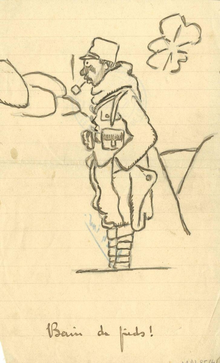 Bain de pieds!  (titre inscrit)