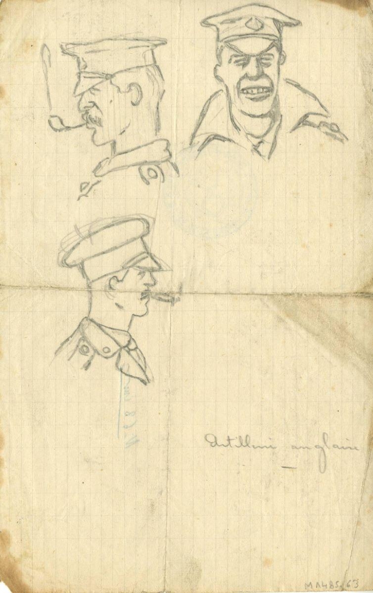 Artillerie anglaise (titre inscrit)