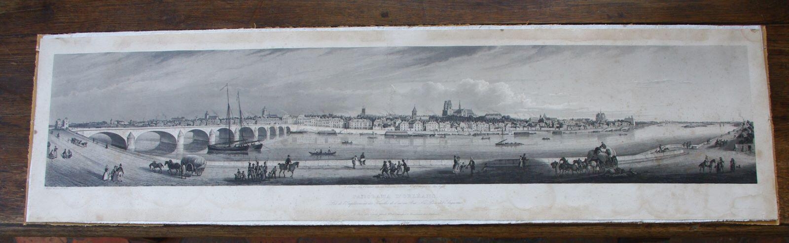 Panorama d’Orléans / Pris de l’Emplacement des Tourelles de l’Ancien Pont, n° 10, Levée des Augustins