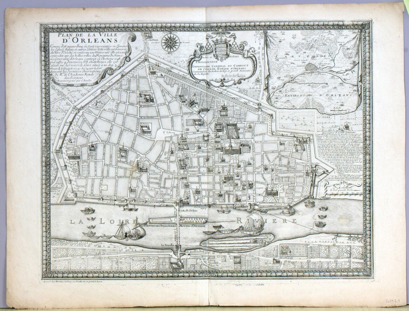 PLAN DE LA VILLE / D’ORLEANS (titre inscrit)