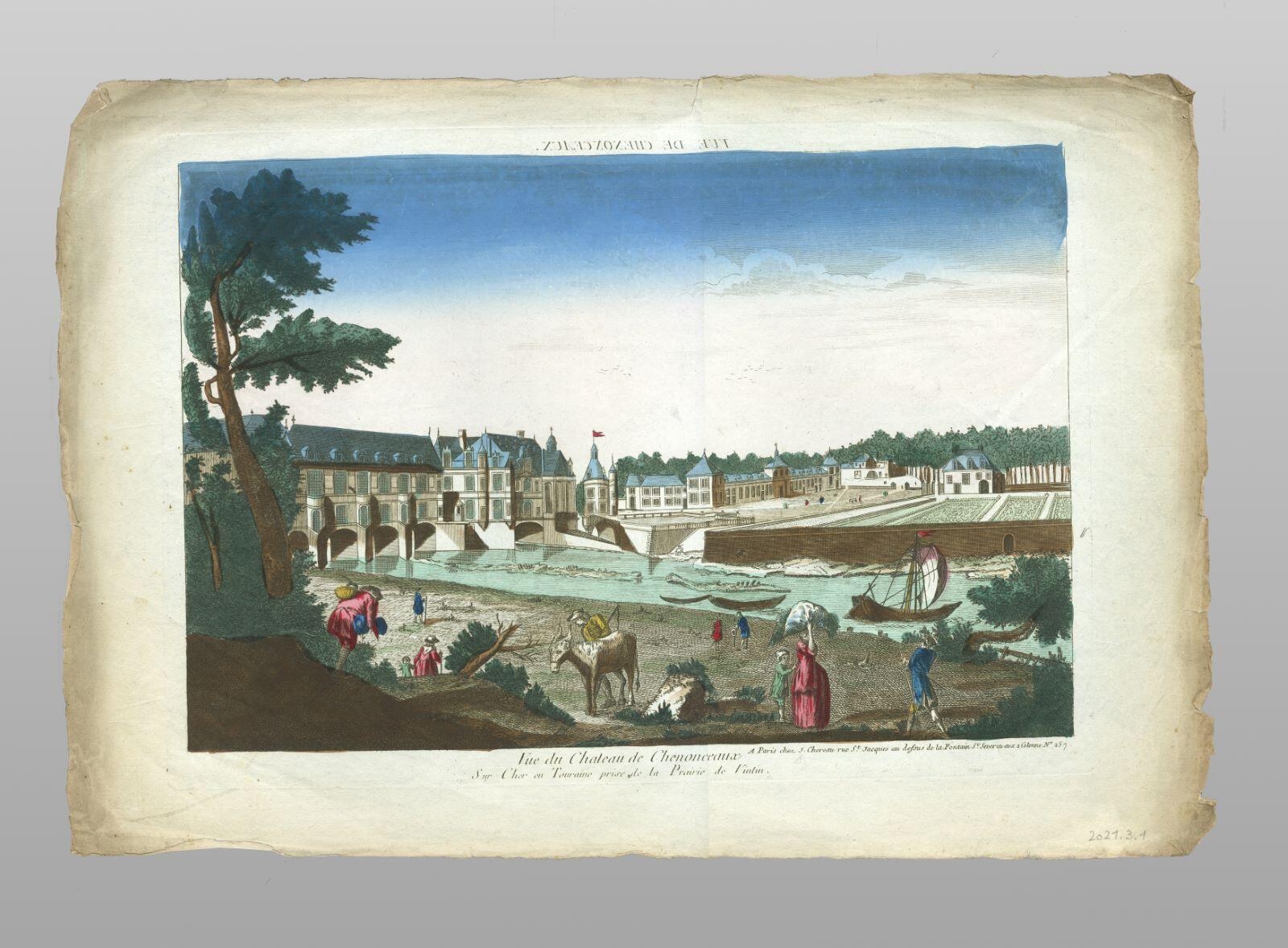 VUE DE CHENONCEAUX (titre inscrit)