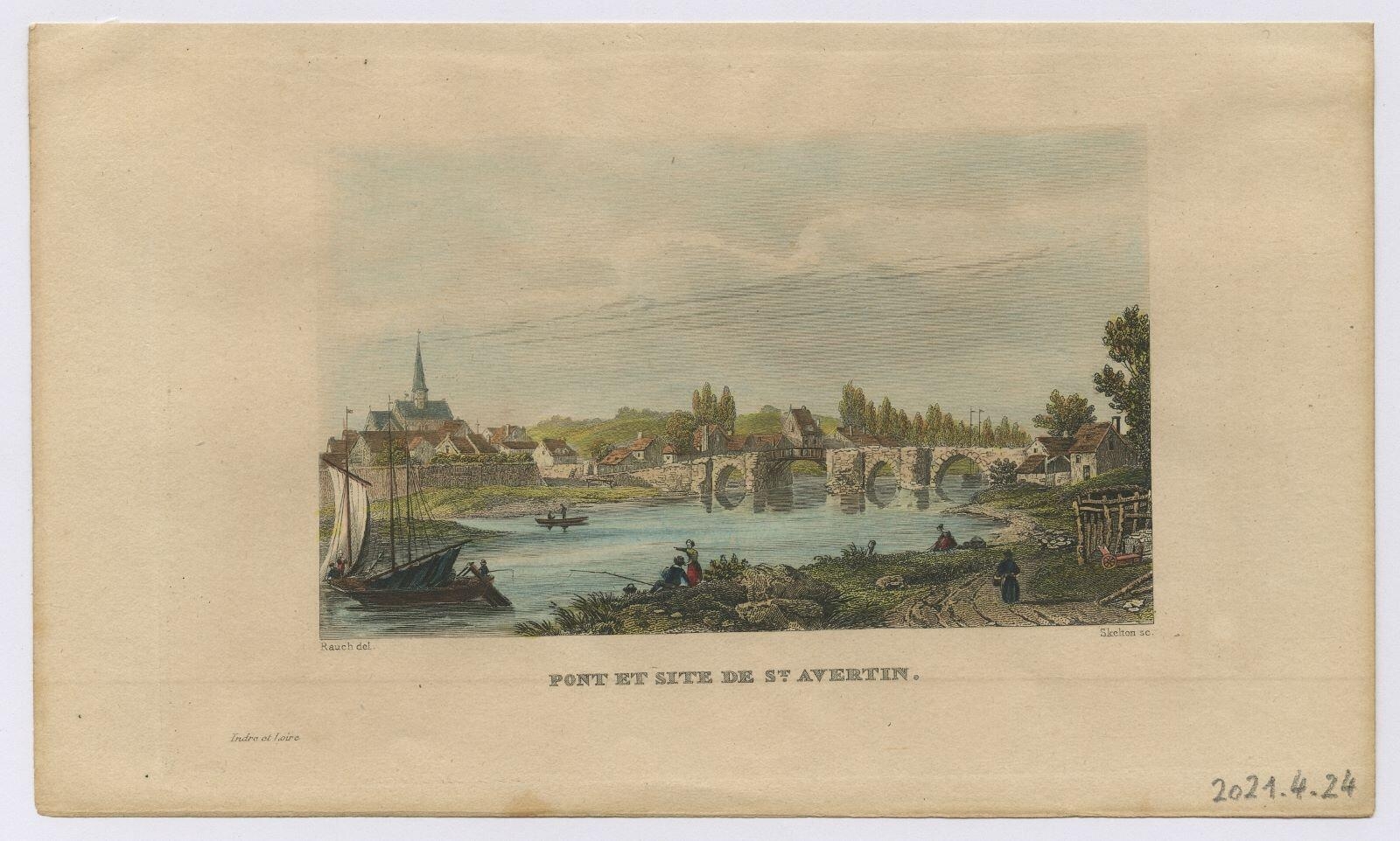 pont et site de st Avertin (titre inscrit)