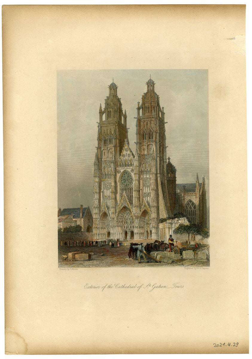 Exterior of the Cathedral of Saint Gatien-Tours (titre inscrit)