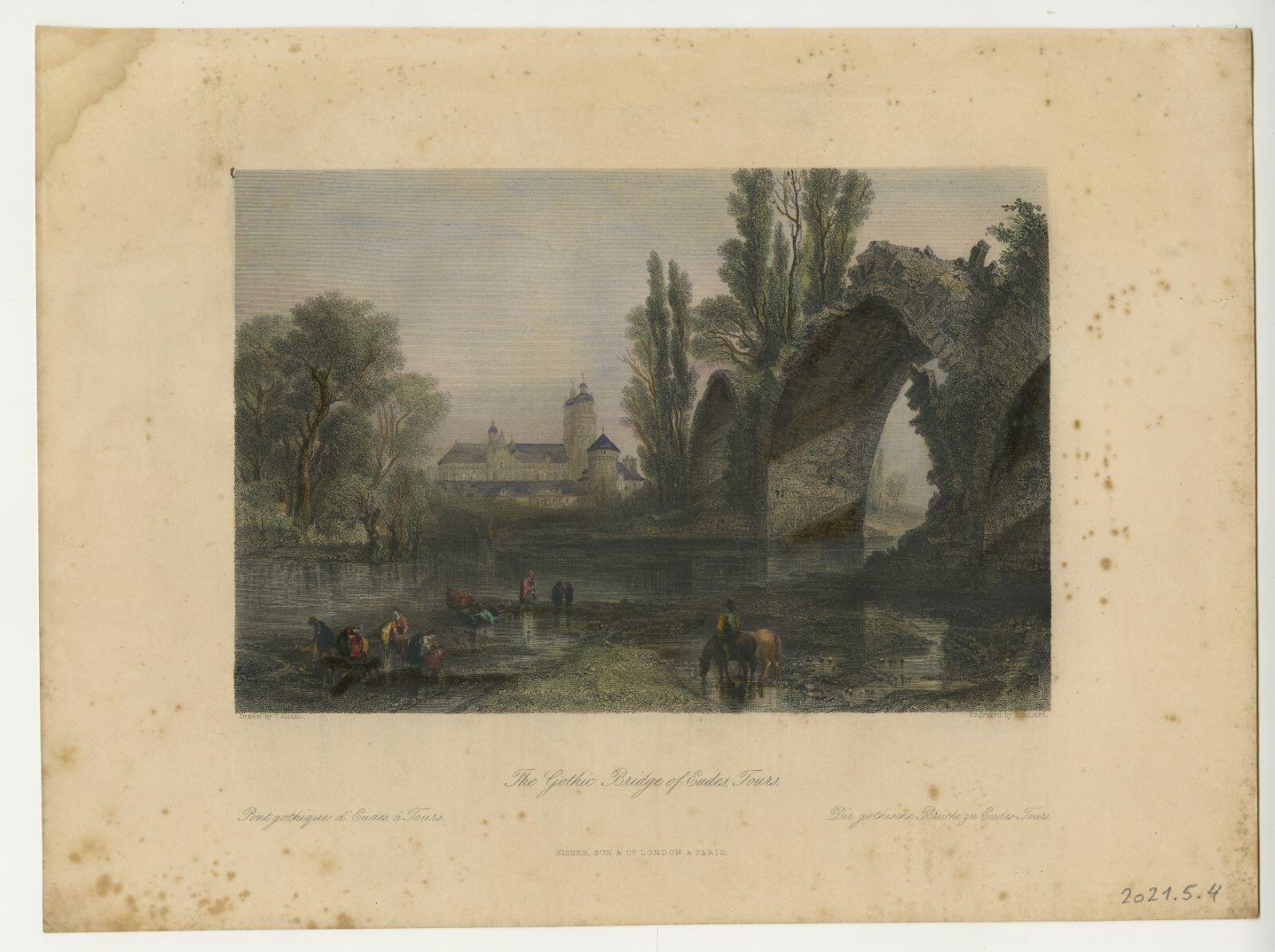 The Gothic Bridge of Eudes, Tours (titre inscrit)