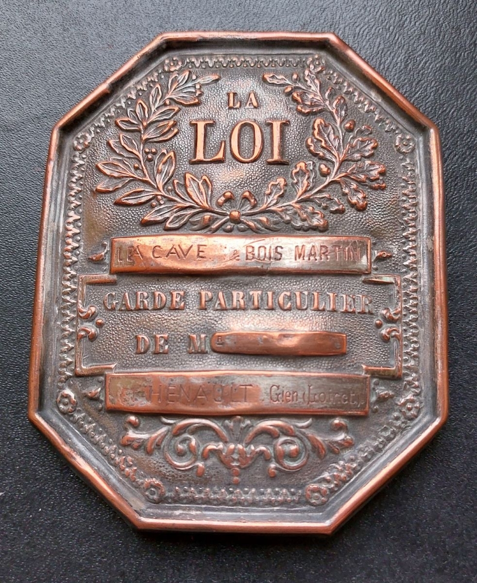 LA CAVE DE BOIS MARTIN - GARDE PARTICULIER de M. HENAULT (titre inscrit)