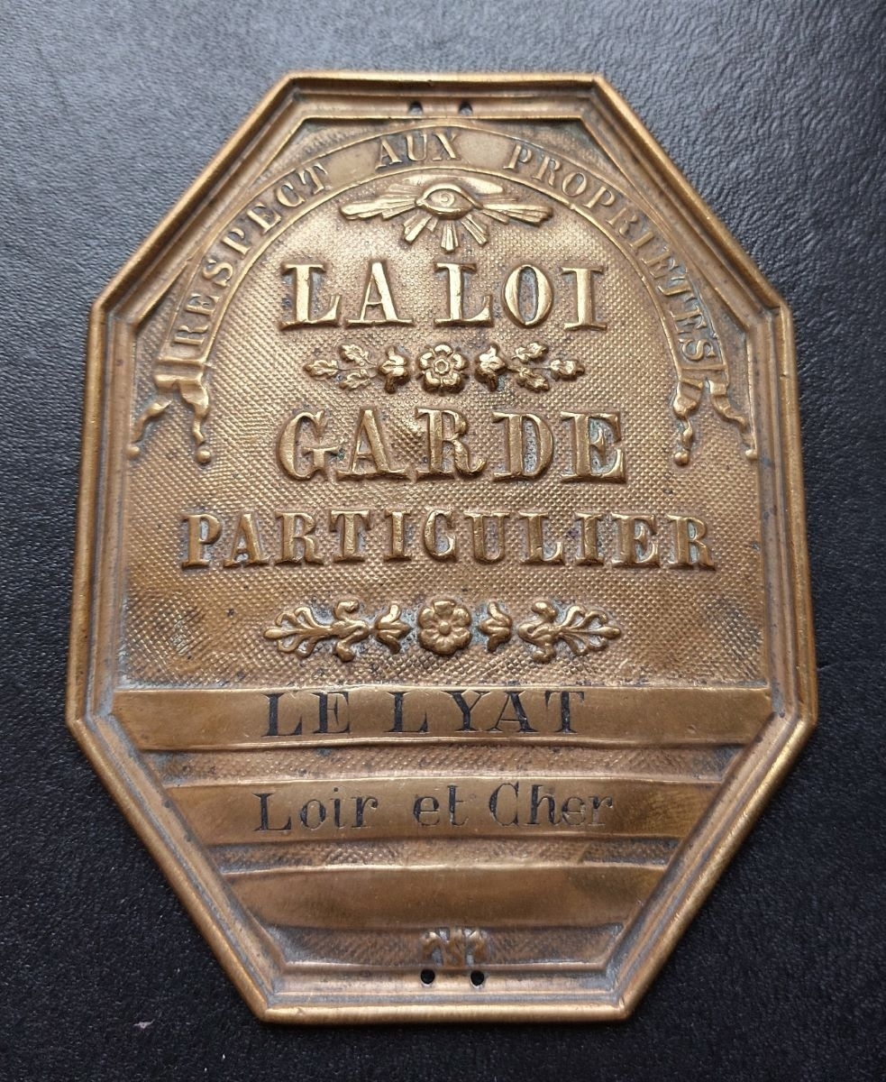 LA LOI - GARDE PARTICULIER LE LYAT 6 Loir et Cher (titre inscrit)