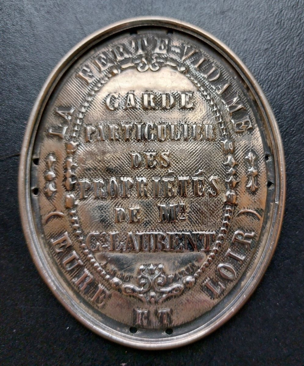 GARDE PARTICULIER DES PROPRIETES DE MR C. LAURENT, LA FERTE-VIDAME (EURE ET LOIR) (titre inscrit)