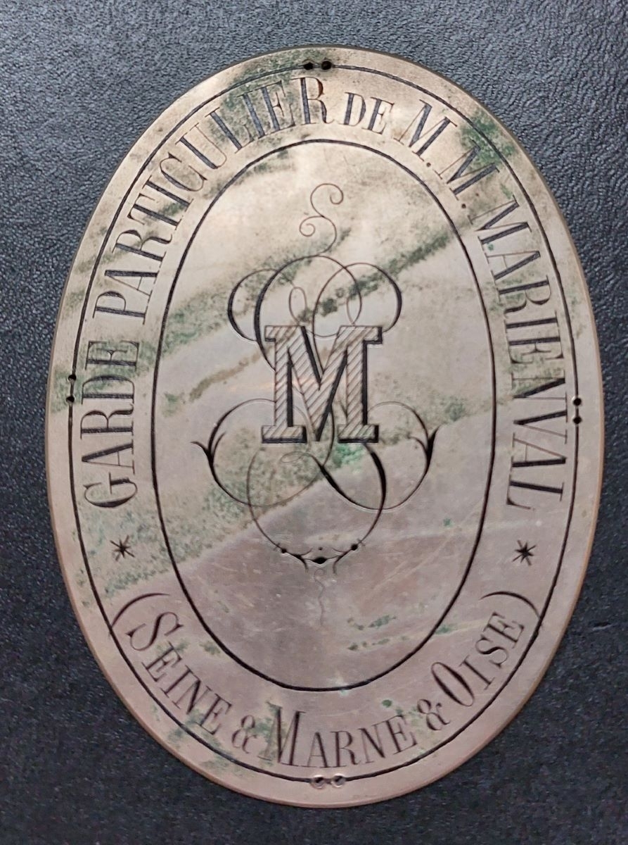 Garde particulier de M. M. Marienval (Seine et Marne & Oise) (titre inscrit)