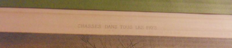 Chasse au marais (titre inscrit)