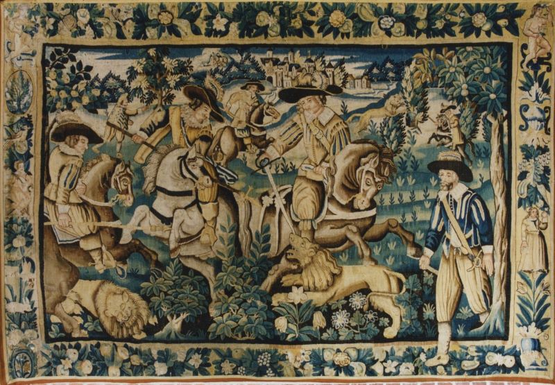 Chasse aux lions (titre factice)