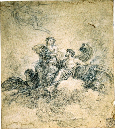 Hébé versant à boire à Jupiter (titre factice)