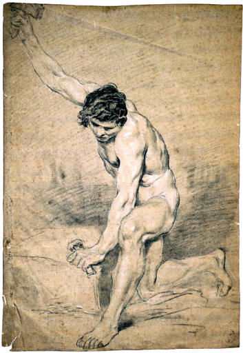 Etude académique d'un tailleur de pierre