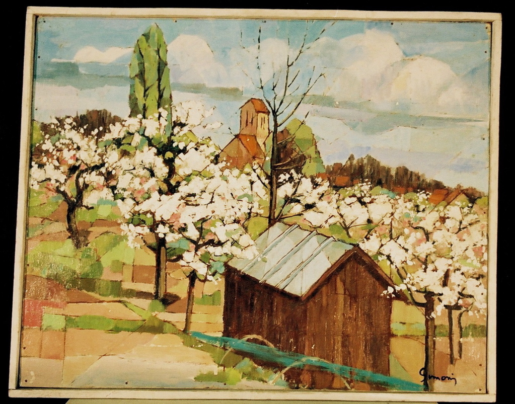 Arbres fruitiers en fleurs