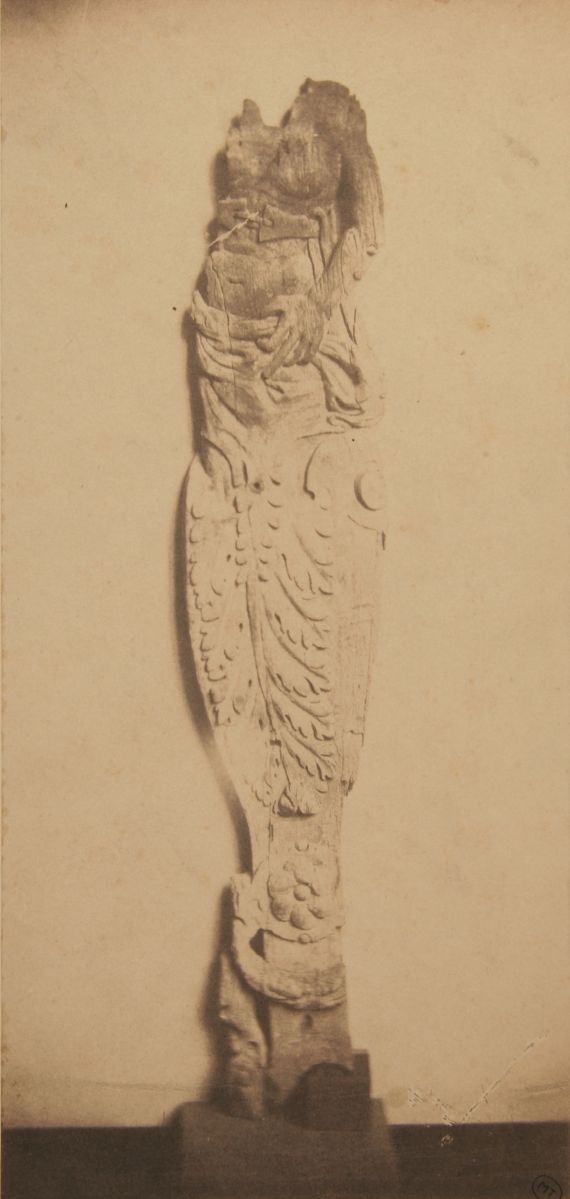 Sauvageonne,  bois sculpté  provenant de l'Hôtel du Sauvage à Troyes