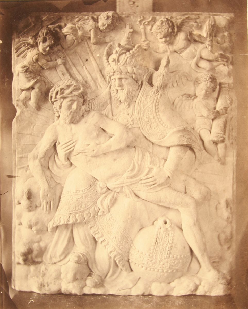 Troyes, église Saint-Pantaléon : La Trinité, albâtre du 16e siècle