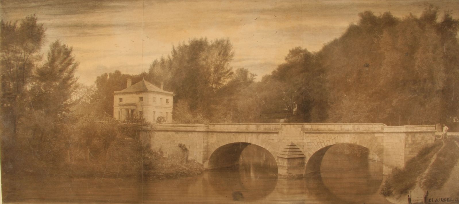 Troyes, pont Saint-Jacques vu du Pied de cochon