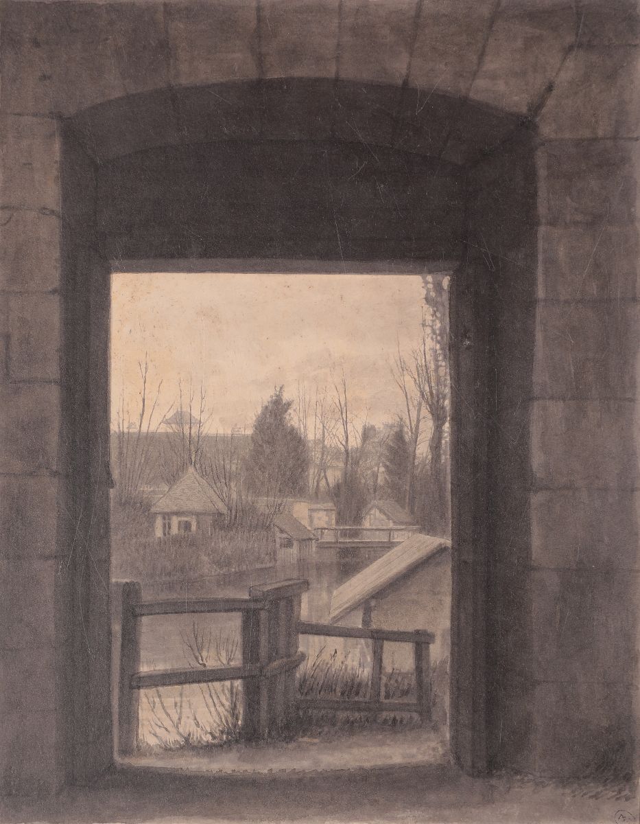 Troyes, poterne du pont de la Paix