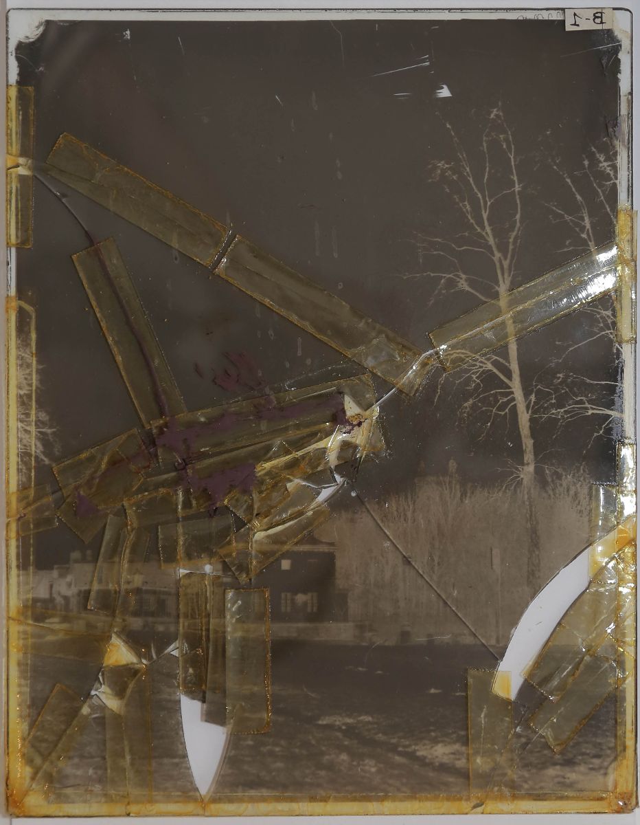 Troyes, le pont Saint-Jacques vu vers l'ouest avec le bureau de l'octroi et l'entrée de la rue Kléber