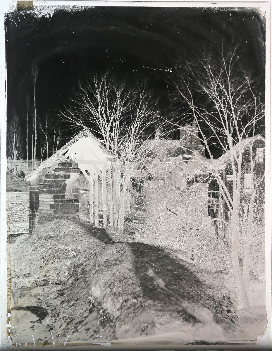 Troyes, courtine du Saut-Périlleux vue vers l'est