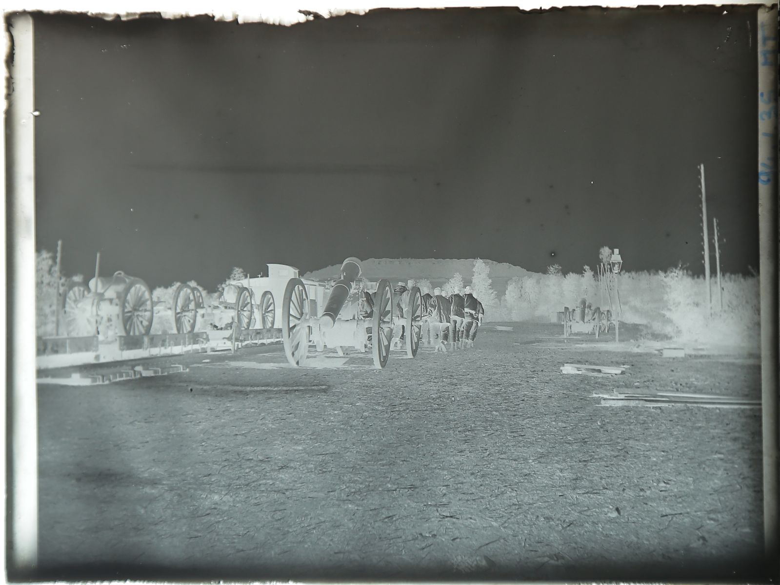 Transport de canons de la Première Guerre Mondiale