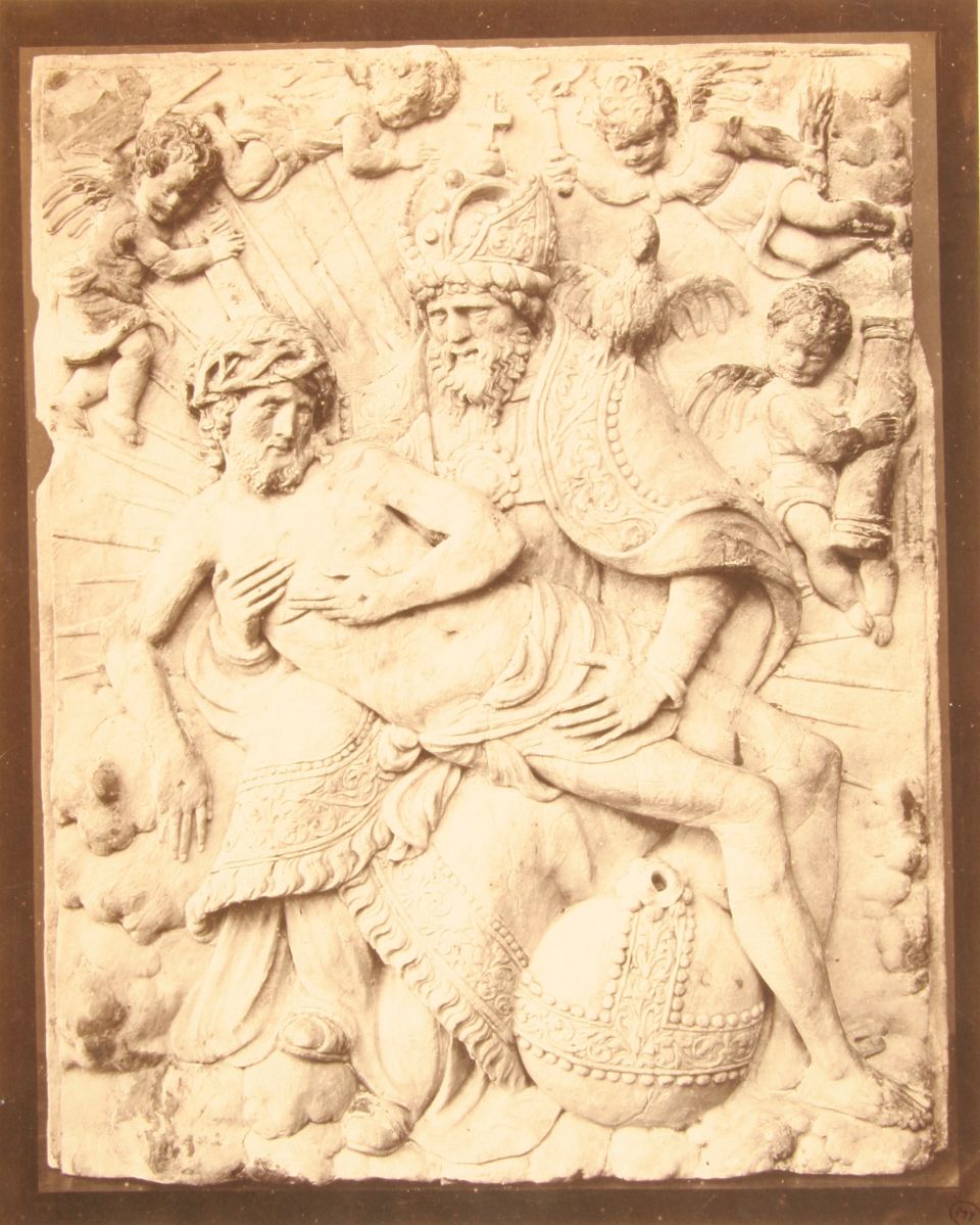 Troyes, église Saint-Pantaléon : La Trinité, albâtre du 16e siècle