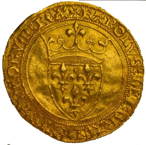 Ecu d'or à la couronne, Charles VI, Sainte-Menehould, 4ème édition