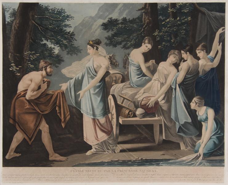 Ulysse secouru par la princesse Nausicaa