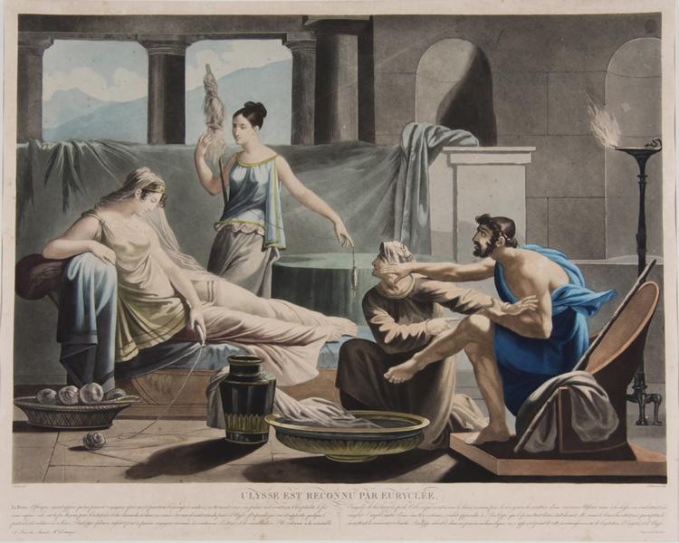 Ulysse est reconnu par Euryclée