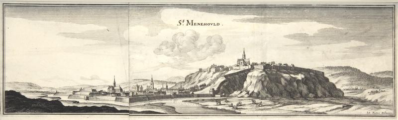 Vue cavalière de la Ville de Sainte-Menehould