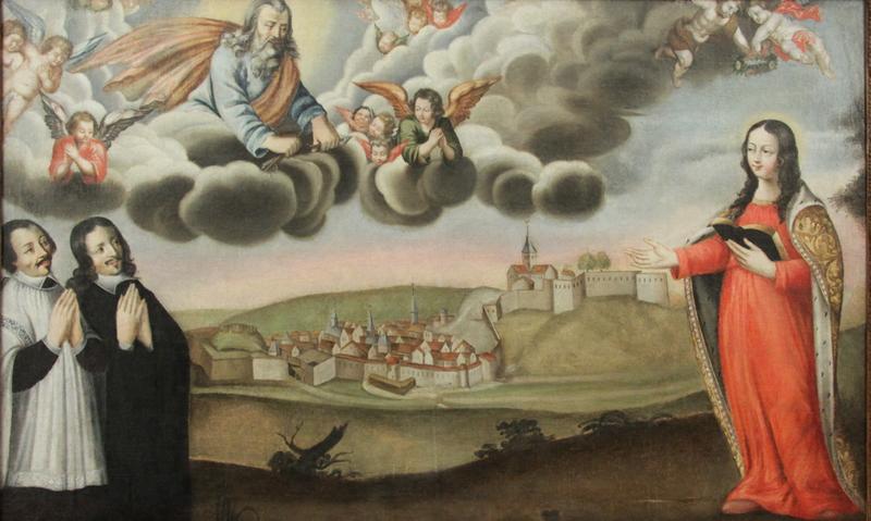 Ex voto avec sainte Menehould
