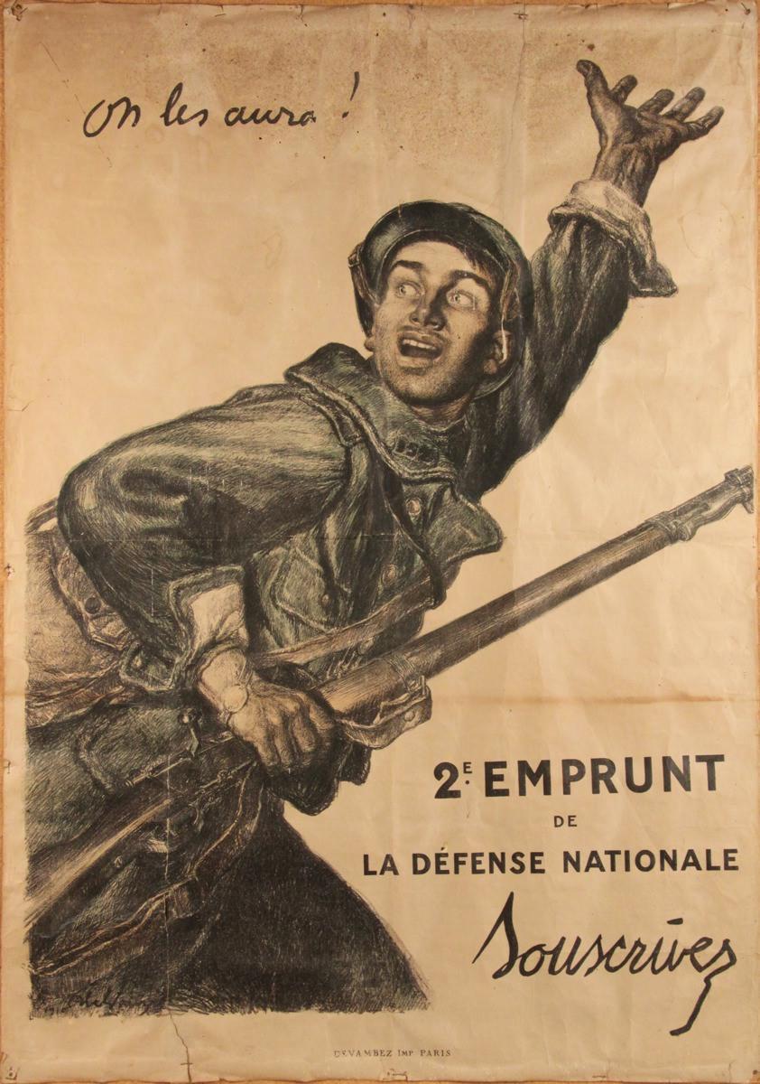 Affiche de souscription du second emprunt national