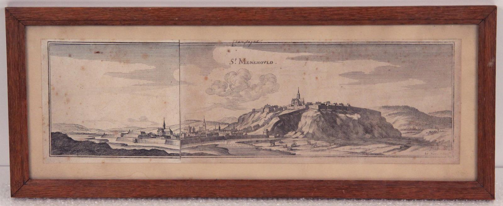 Vue cavalière de la Ville de Sainte-Menehould