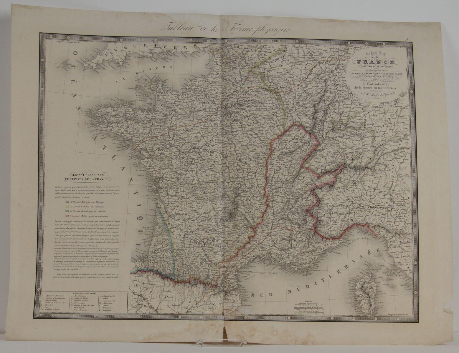 Tableau de la France physique