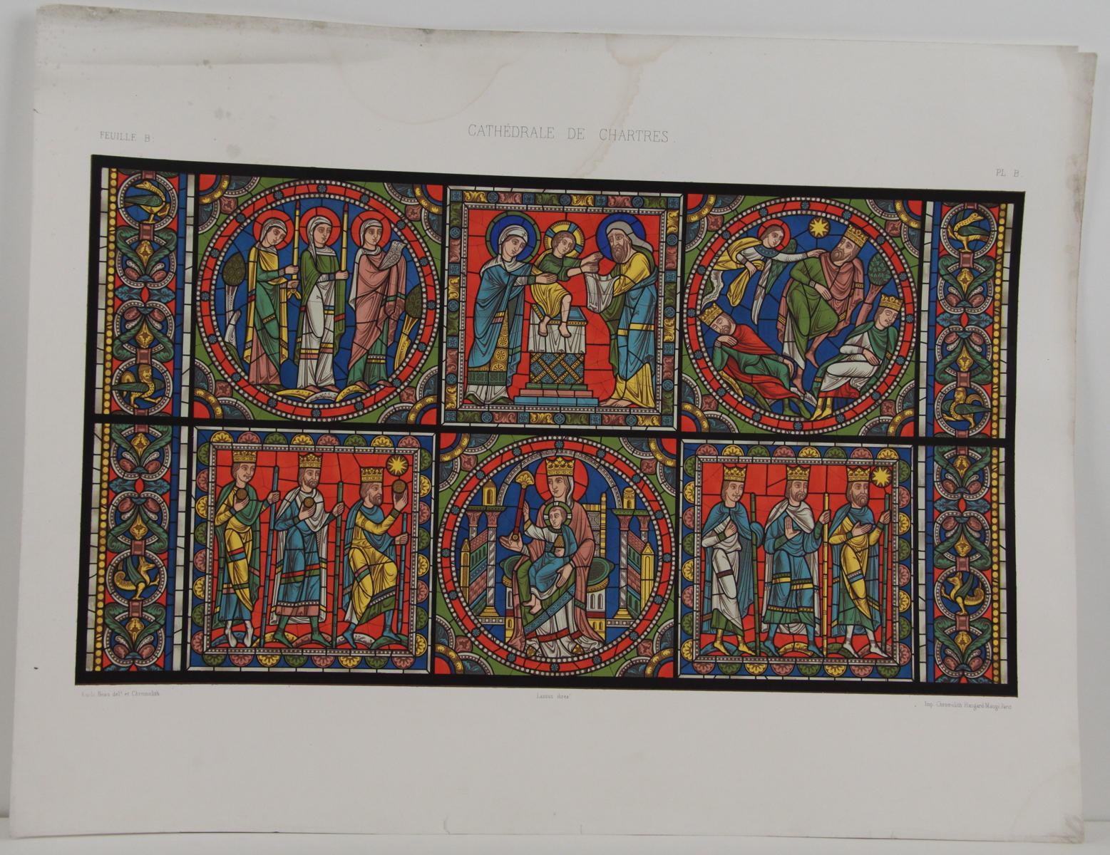 Cathédrale de Chartres, représentations de l'enfant Jésus