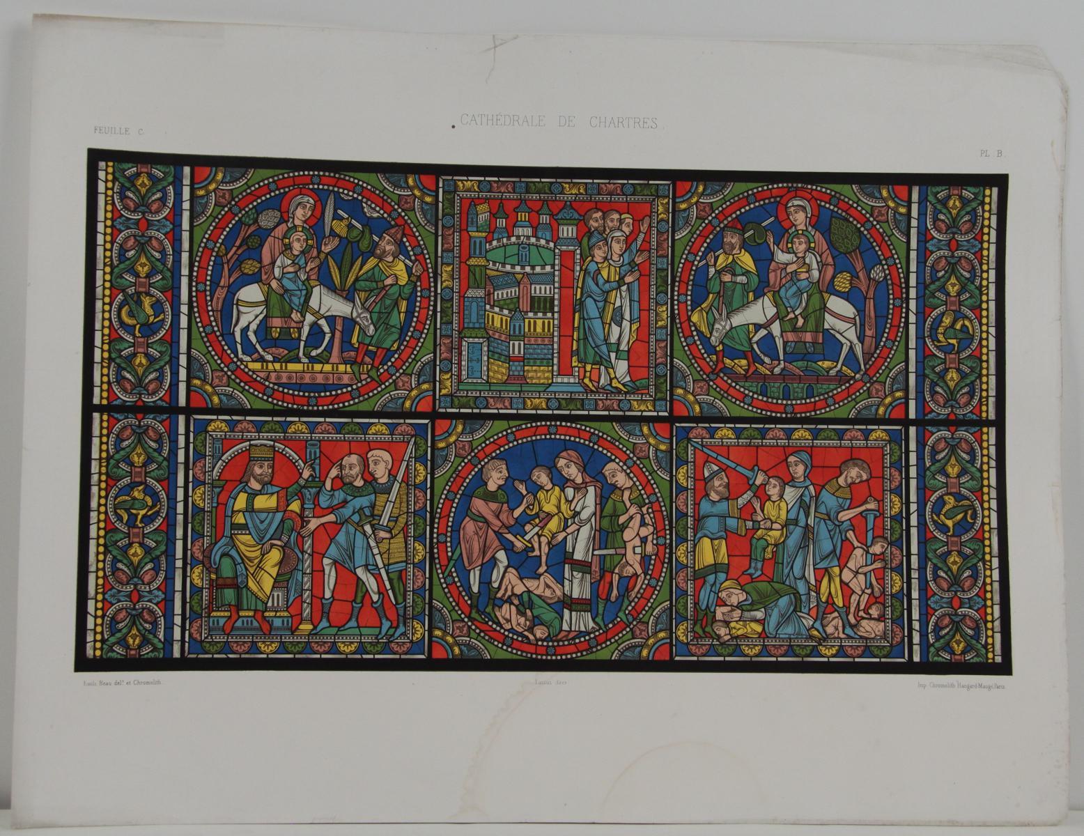 Cathédrale de Chartres, représentations de l'enfant Jésus