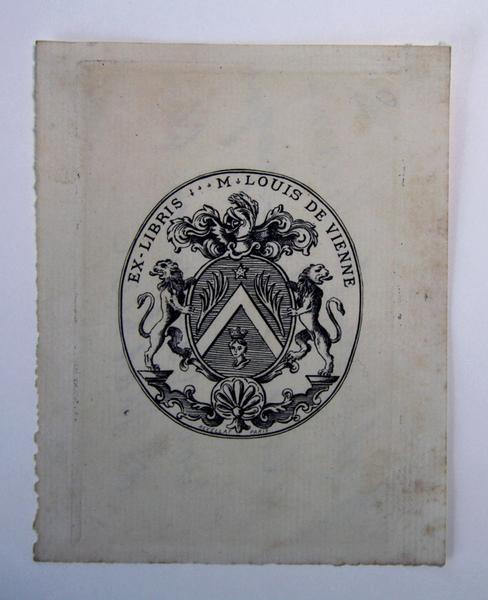 Ex-libris de M. Louis de Vienne