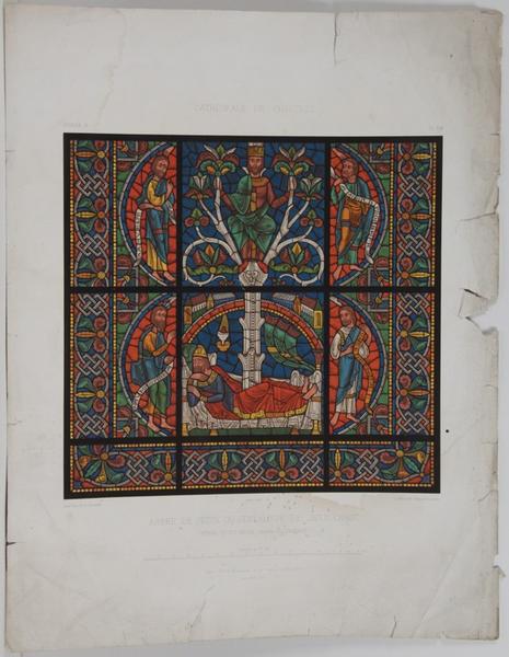 Cathédrale de Chartres, généalogie de Jésus Christ