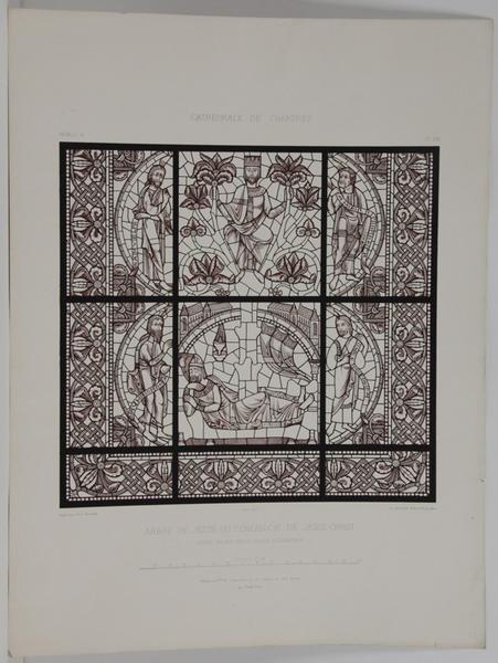 Cathédrale de Chartres, généalogie de Jésus Christ