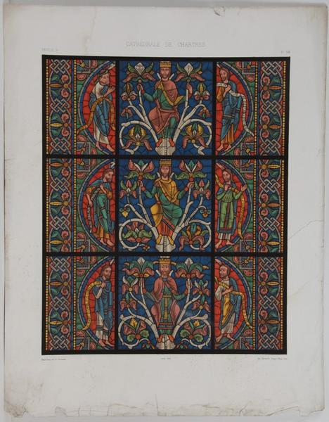 Cathédrale de Chartres, généalogie de Jésus Christ