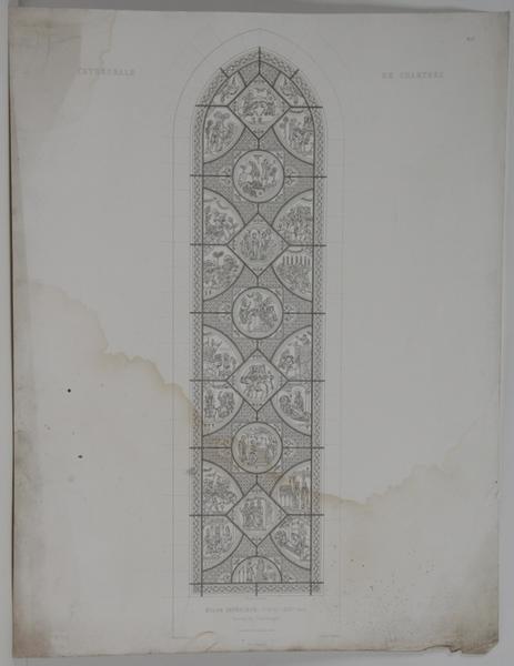 Cathédrale de Chartres, histoire de Charlemagne