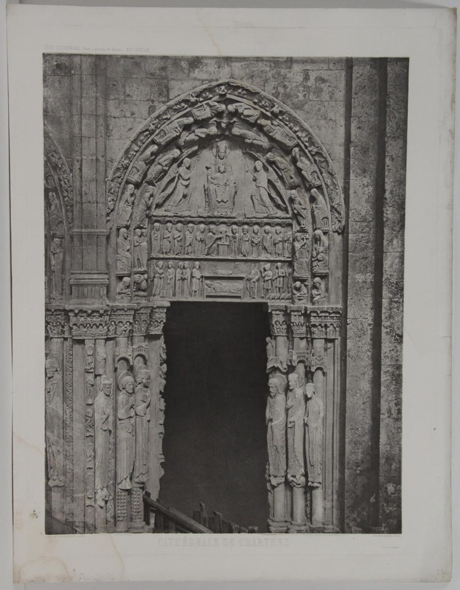 Cathédrale de Chartres, façade occidentale, porte latérale