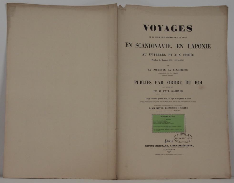 Voyages de la commission scientifique du nord en Scandinavie, en Laponie, au Spitzberg et aux Feröe, tome 4