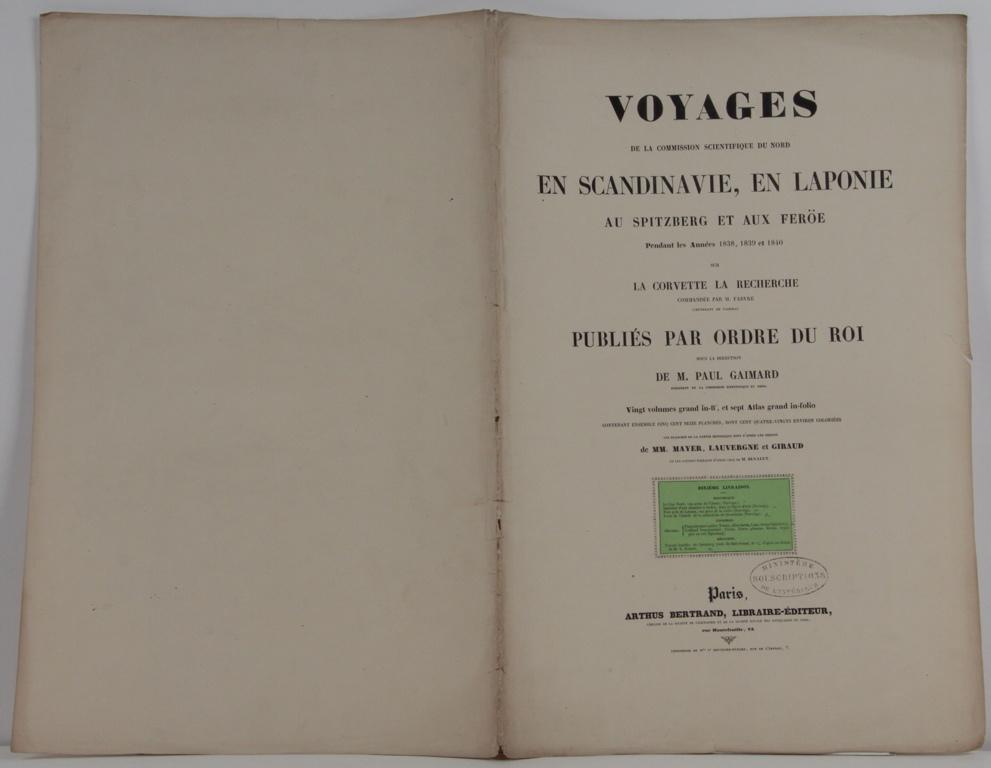 Voyages de la commission scientifique du nord en Scandinavie, en Laponie, au Spitzberg et aux Feröe, tome 10