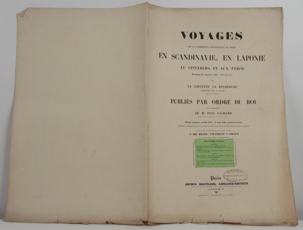 Voyages de la commission scientifique du nord en Scandinavie, en Laponie, au Spitzberg et aux Feröe, tome 18