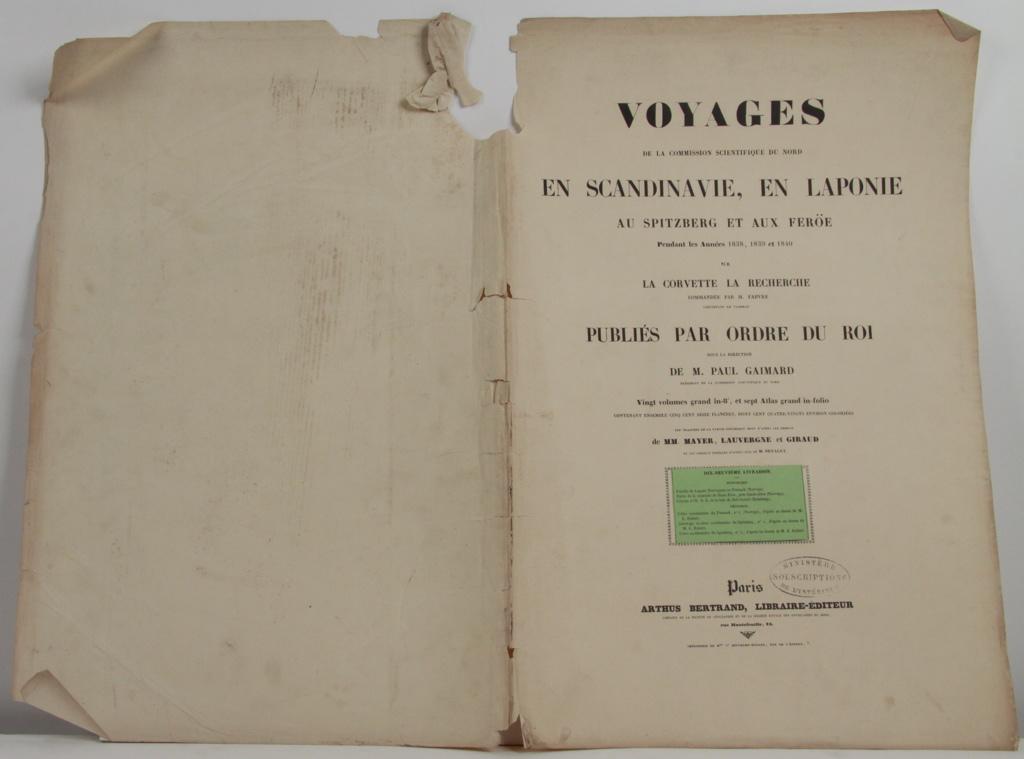 Voyages de la commission scientifique du nord en Scandinavie, en Laponie, au Spitzberg et aux Feröe, tome 19