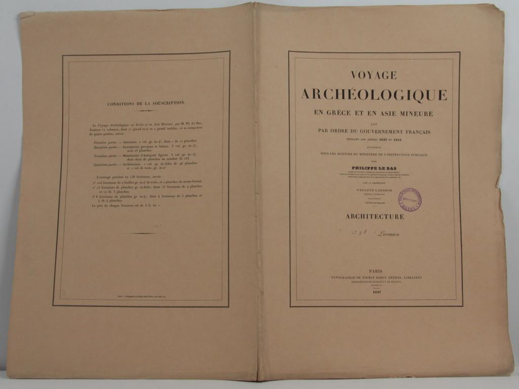 Voyage archéologique en Grèce et en Asie Mineure, 1847, 384e livraison