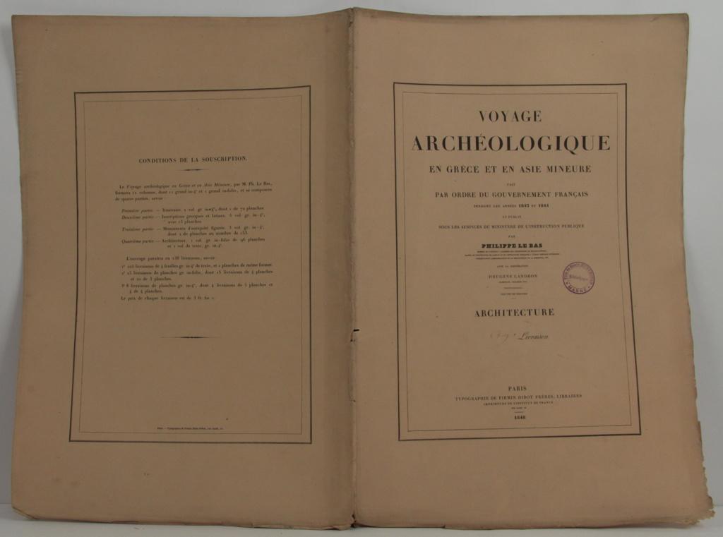 Voyage archéologique en Grèce et en Asie Mineure, 1848, 819e livraison