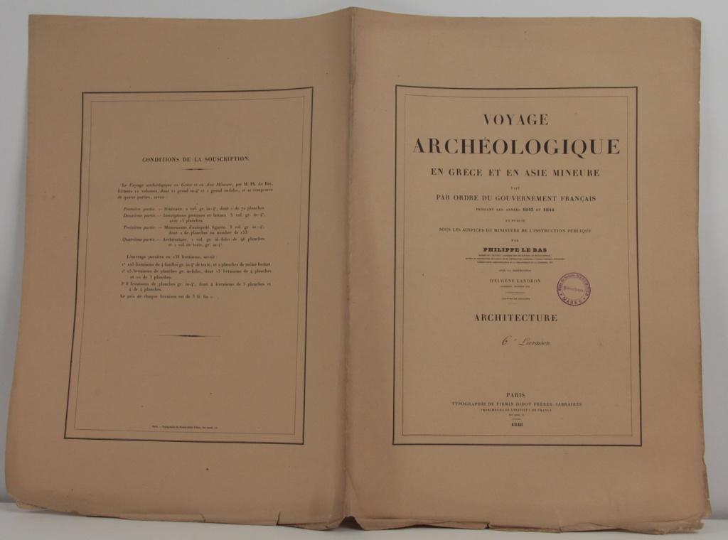 Voyage archéologique en Grèce et en Asie Mineure, 1848, 6e livraison